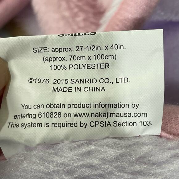 Sanrio Smiles Little Twin Stars Small Blanket Shawl Kawaii Cutecore Harajuku Y2k - Picture 6 of 6